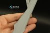 Quinta Studio QRV-026 Double riveting rows (rivet size 0.25 mm, gap 1.0 mm, suits 1/24 scale), White color, total length 5,8 m/19 ft